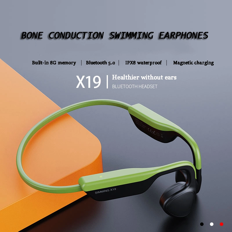 Waterproof Bone Conduction True Wireless Earbuds Tws Earphone Headset Bt 5.0